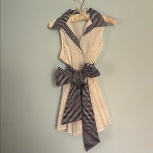Middy N’ Me Summer Ride Sleeveless Shirt with Sash